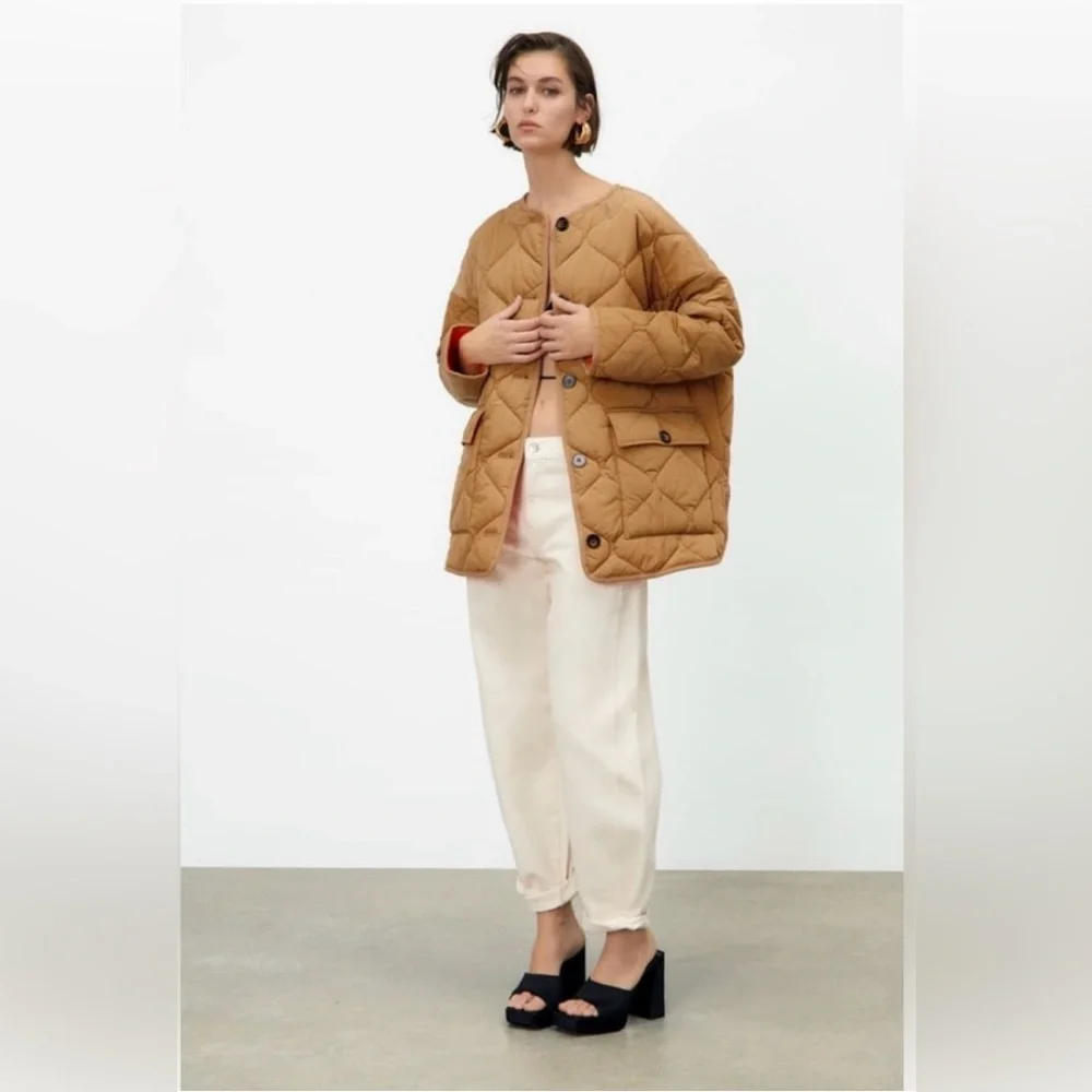 ZARA Oversized Puffer Jacket - Picture 5 of 8
